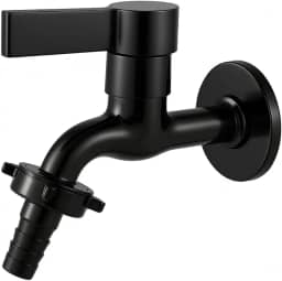 Torneira De Jardim E Tanque Abs Maquina De Lavar Preta