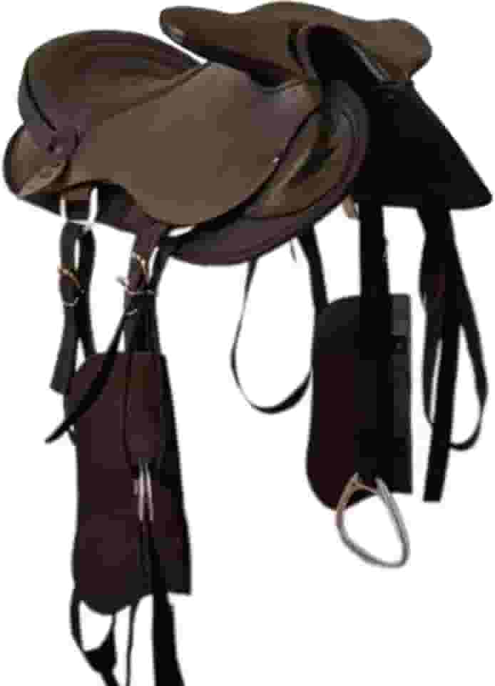 Sela com cabeça para trabalho, lida ou passeio completa Preta