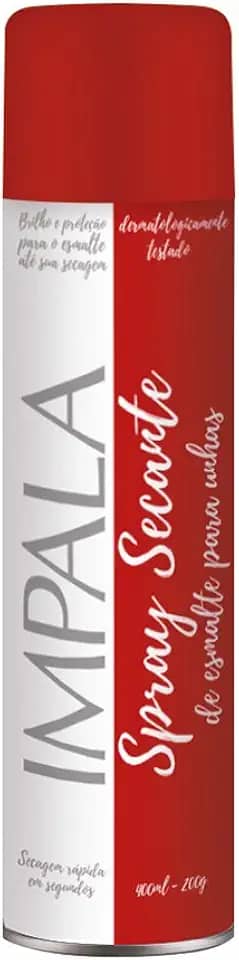 Impala Cosmeticos Spray Desodorante Secante De Esmalte Para Unhas 400 Ml/200 G Incolor