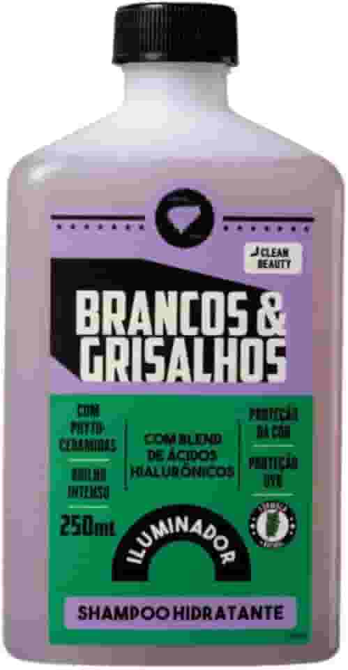 Brancos e Grisalhos Shampoo Hidratante Iluminador 250ml