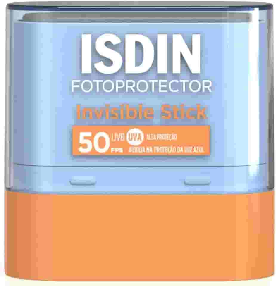 ISDIN Protetor Solar Facial em bastão Invisible Stick FPS 50-10G