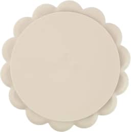 Clingo Prato De Silicone Com Ventosa Leão Fendi, Bege