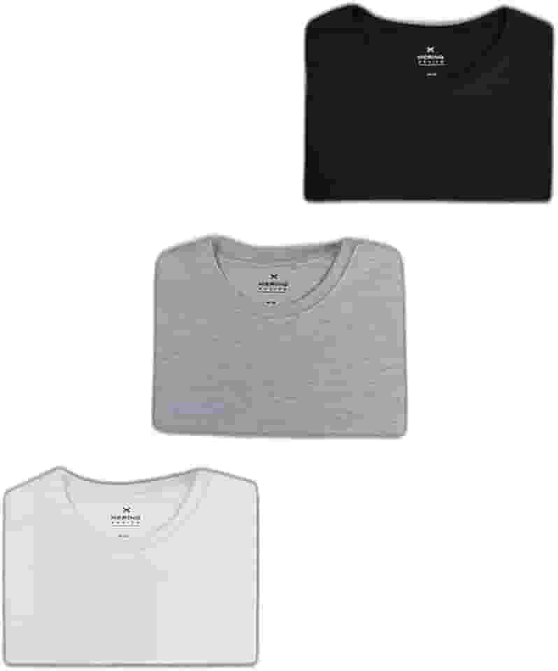 Kit Com 3 Camisetas Masculinas Básicas Hering