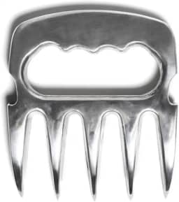 Garra De Urso Para Churrasco Alumínio Metal Polido Premium