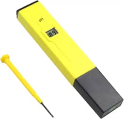 Cucudy Medidor de PH digital Display LCD Medidor de PH digital de água com ATC para uso doméstico roponia Água potável Aquários Piscinas Spa Medidor de PH digital