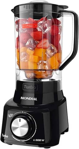 MONDIAL Liquidificador Turbo Full, Preto, 900W, 220V - L-900 FB