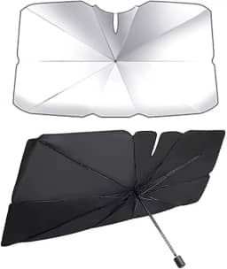 Pára-sol do pára-brisa dobrável resistente UV, proteção solar para carro, SUV, sedan, caminhão e minivan