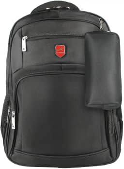 Mochila Masculina Reforçada Executiva Grande Mochila para Notebook Trabalho Viagem Escola Bolso Antifurto com Saídas USB/Fone Unissex