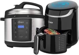 Kit Fritadeira Black Digital Fryer e Panela de Pressão Elétrica Oster - 220V
