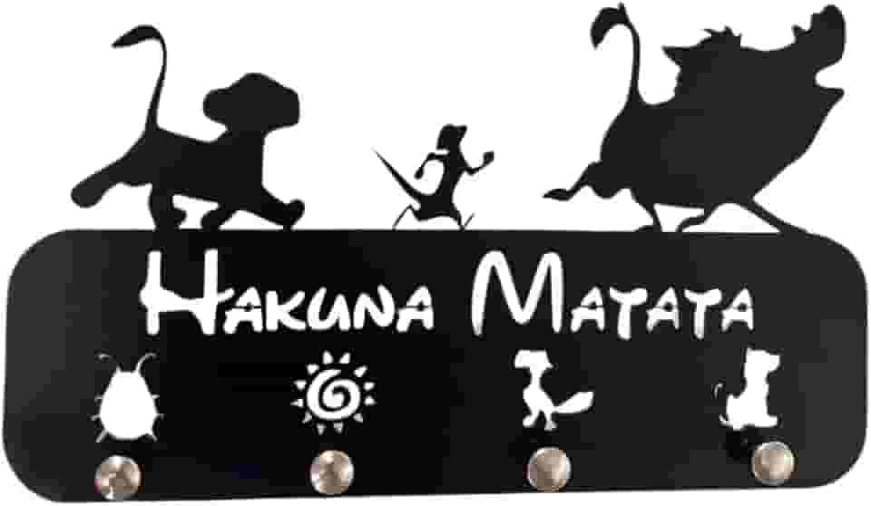 Porta Chaves Parede Rei Leao Hakuna Matata Decoração Geek
