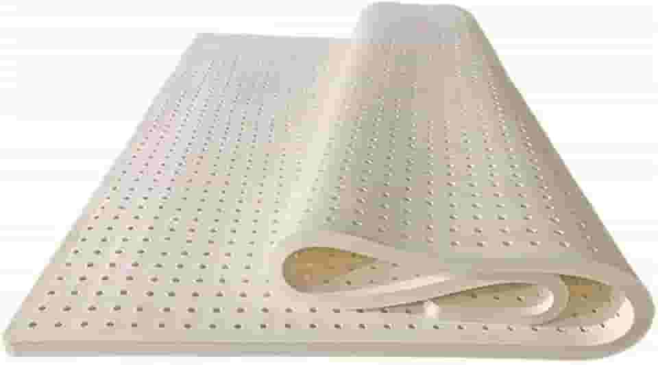 Topper De Colchão De Látex Natural Conforto Luxuoso | Alívio De Ponto De Pressão Calmante | Suporte Para Ombros, Quadris, Costas E Joelhos, 1 in, 160x200cm(63x79in)