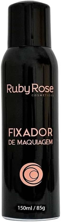 Fixador de Maquiagem Ruby Rose - Spray Fixador, Prolonga Duração, Tira Aspecto Pó, 150ml