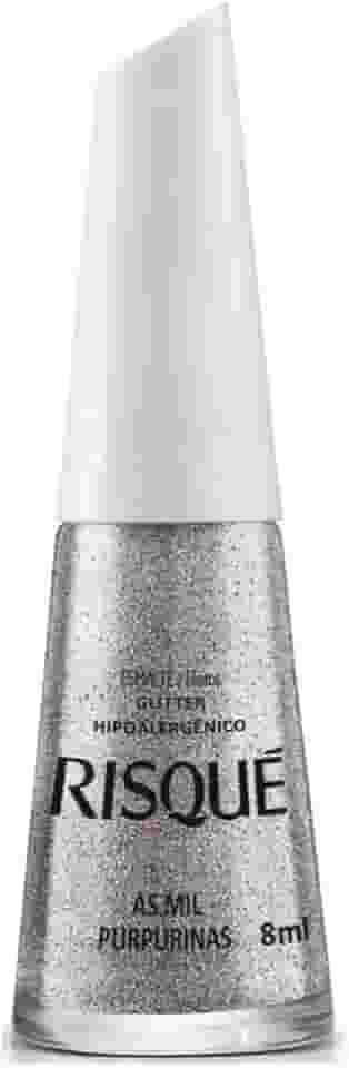 Esmalte Efeitos Mil Purpurinas, Risqué, 8 Ml