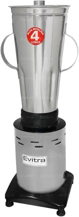 Liquidificador Industrial de Alta Rotação 127V – Capacidade de 4 Litros – Potência Superior para Uso Profissional – Ideal para Restaurantes, Lanchonetes e Produção em Grande Escala
