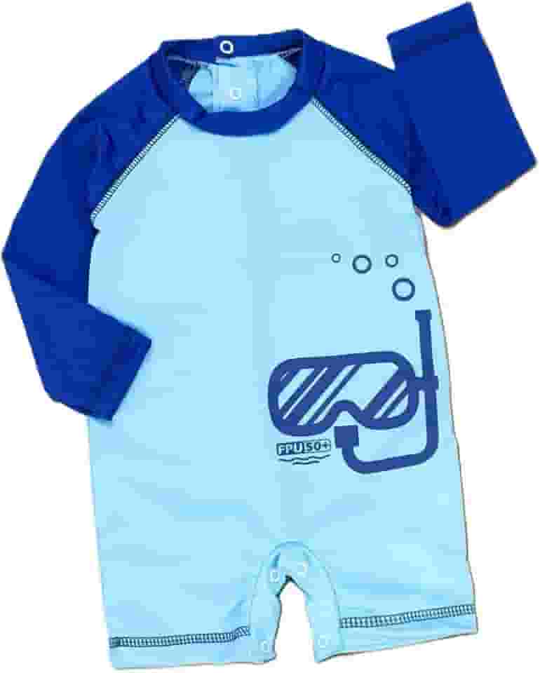 Macacão Bebê UV50+ Era Uma Vez – Proteção Solar, Conforto e Estilo para Praia e Campo