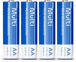 Pilhas Recarregáveis AA 2500Mah com 4 Unidades Multilaser - CB052