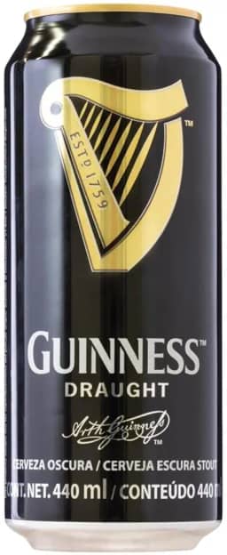 Cerveja Guinness Draught lata 440ml