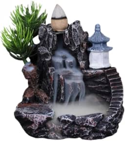 Incensário Cascata Fumaça Invertida Backflow Incenso Cone(Tipo 3)