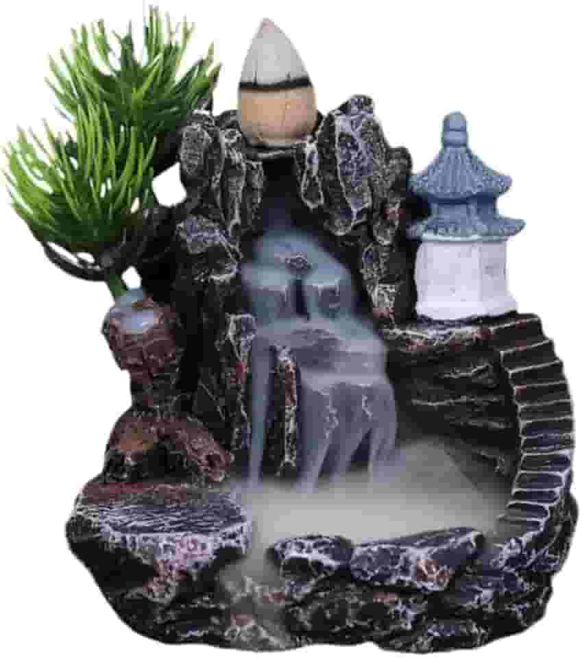 Incensário Cascata Fumaça Invertida Backflow Incenso Cone(Tipo 3)