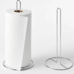 Porta Papel Toalha de Bancada Cozinha Inox Suporte Vertical para Rolo de Papel Toalha Design Moderno Antiderrapante Organizador Cozinha e Mesa Prático Resistente e Fácil de Usar