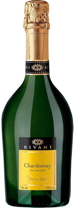 VINHO ITALIANO ESPUMANTE RIVANI CHARDONNAY EXTRA DRY 750ML