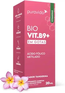 Vitamina B9 Drops Acido Fólico Metilado - Puravida