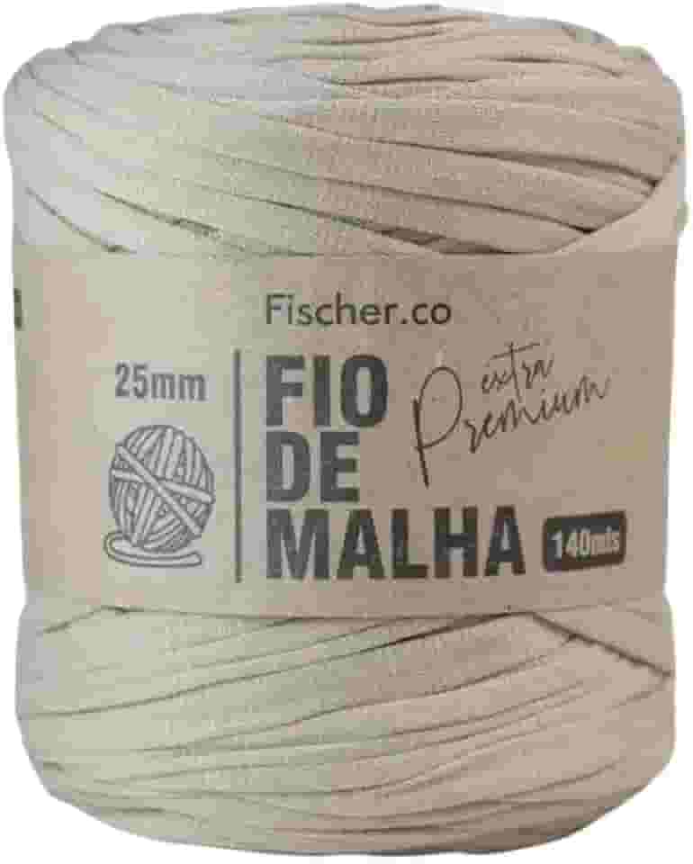 Fio de Malha Extra Premium Fischer 25mm x Rolo com 140m (28 BEGE)