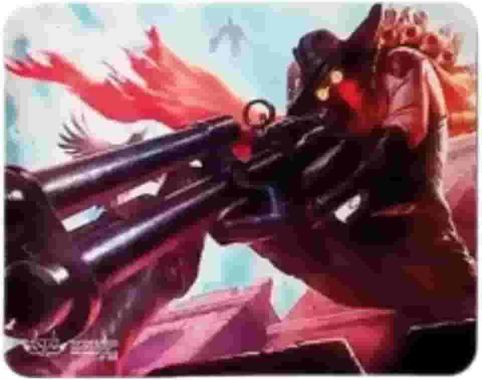 Mouse Pad Ergonômico Antiderrapante 20x26cm - Ideal para Gamer, Escritório e Home Office. Superfície Lisa para Precisão (9005).