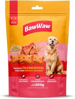 Biscoito Baw Waw para cães Tradicional 200g