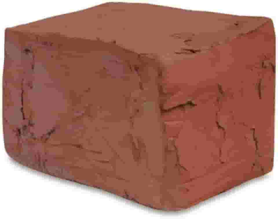 Argila Escolar Vermelha 1kg Rezende