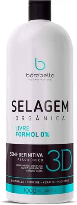 BORABELLA Sealant Silk 3D Semi Definitiva Orgânica Sem Formol 1000 Ml Tb Borabella
