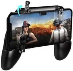 Controle Mobile para Jogos, Gameplad, Gatilhos de Ferro, Borrachas Sensíveis, Ajustável até 17,3 cm, Compatível com PUBG, COD Mobile, FreeFire