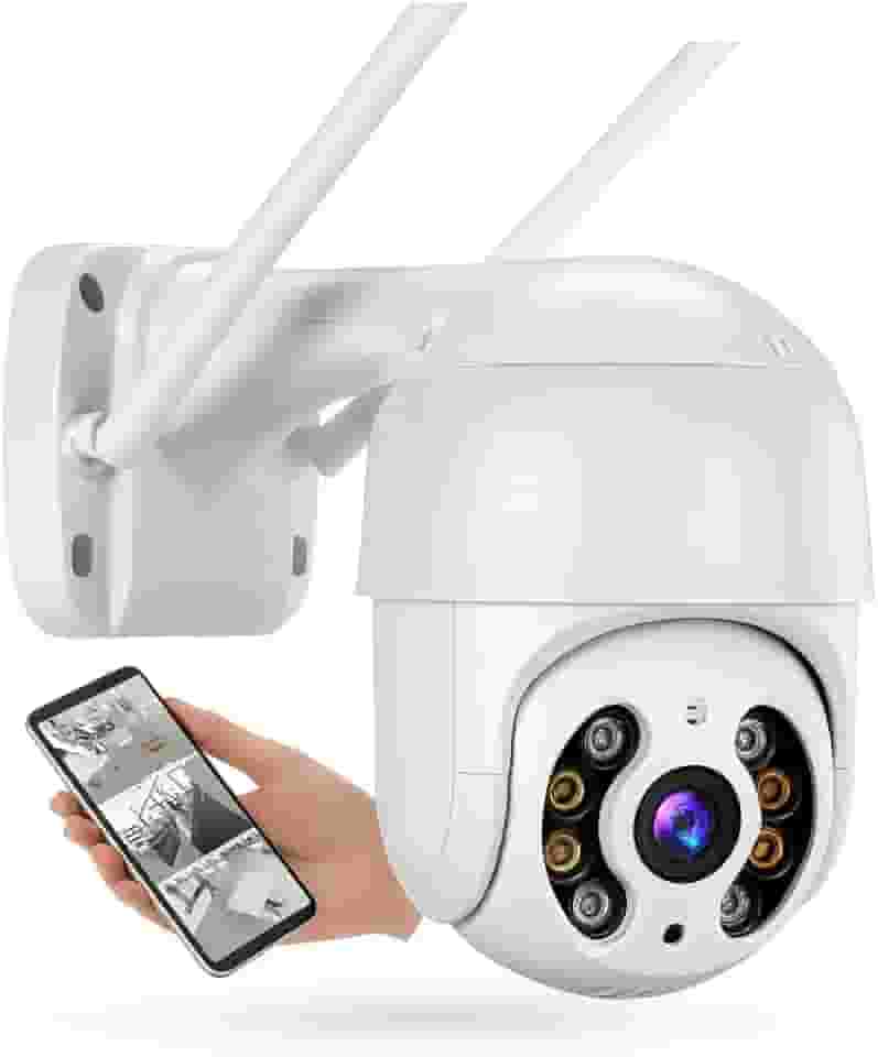 Câmera de Segurança Wi-Fi Externa IP A8 – Prova d’Água com Visão Noturna Infravermelha e Monitoramento em Tempo Real Premium