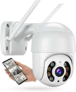 Câmera de Segurança Wi-Fi Externa IP A8 – Prova d’Água com Visão Noturna Infravermelha e Monitoramento em Tempo Real Premium Jortan