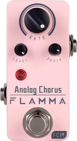 FLAMMA Pedal Chorus, Fc14, Efeitos Analógicos Para Guitarra True Bypass, Portátil, Durável, Metal Shell