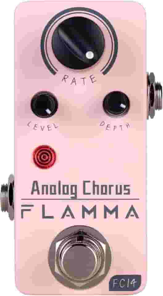 FLAMMA Pedal Chorus, Fc14, Efeitos Analógicos Para Guitarra True Bypass, Portátil, Durável, Metal Shell