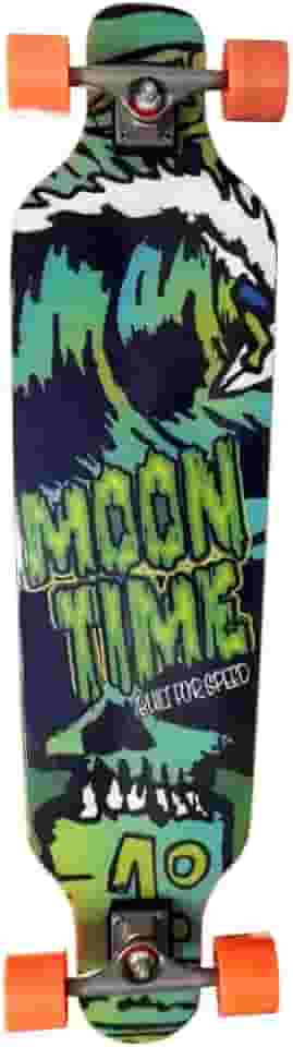 Skate Longboard Moon Time Life Game Speed