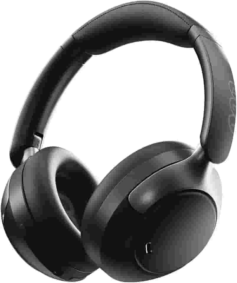 QCY H3 PRO ANC Fone de Ouvido Bluetooth, Headphone ANC Adaptáveis, Cancelamento Ativo de Ruído de 50 dB, Áudio sem fio de Alta Resolução LDAC, 55 Horas de Reprodução, Preto (H3PRO-BLACK)