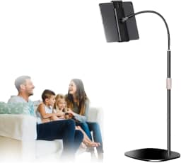 Novavida, Suporte Pedestal de Chão Ajustável 360° Aço de Carbono 150cm Tablet e Celular