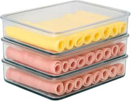 Cinquetti Porta Frios Triplo Triplex Transparente com Tampa