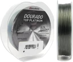 Linha de Pesca Dourado Top Platinum, Monofilamento, 0,60mm, 25,3kg, 200m, Alta Resistência