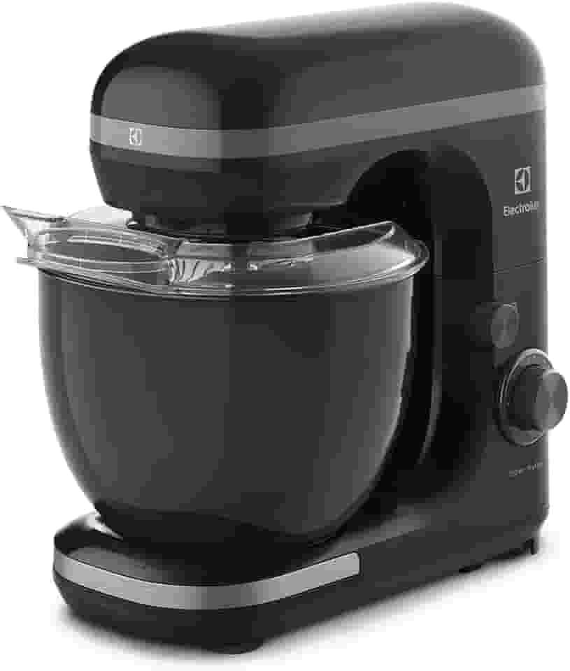 Batedeira planetária Electrolux potente capacidade 5L 750W 12 velocidades função pulsar massa pesada pes antiderrapante EKM30 preto 220v