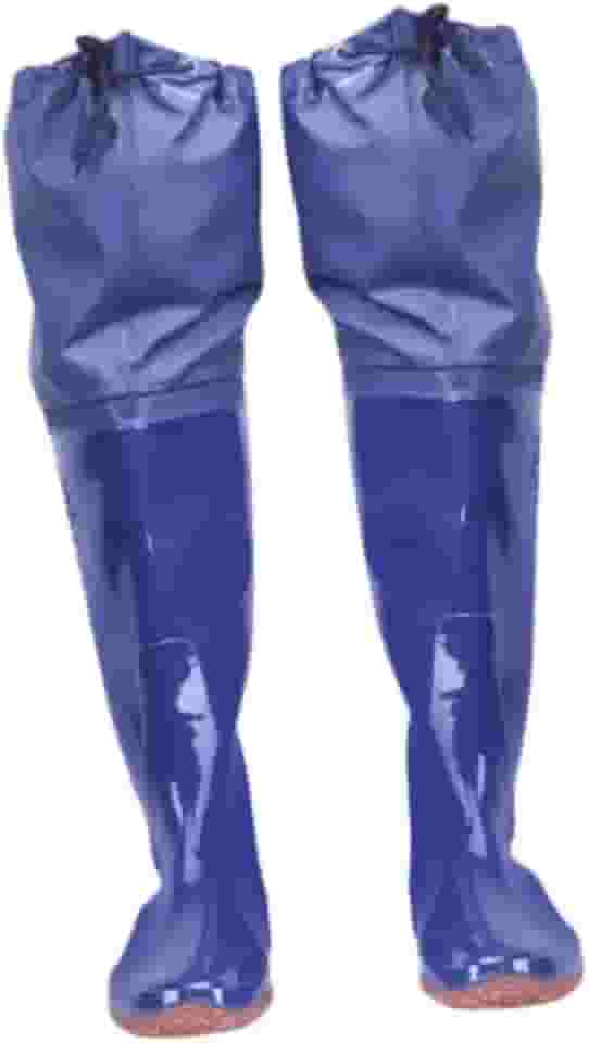 menolana Botas de pesca masculinas, botas de chuva de PVC respiráveis para caça, de cano alto para agricultura, de pesca à prova d'água para vadear