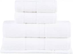 Buddemeyer Jogo de Toalhas Melissa Extra Soft, Gigante, Branco, 5 peças