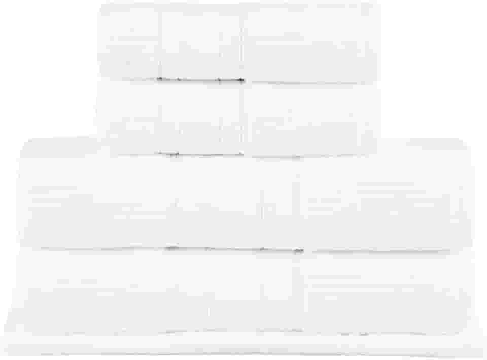 Buddemeyer Jogo de Toalhas Melissa Extra Soft, Gigante, Branco, 5 peças