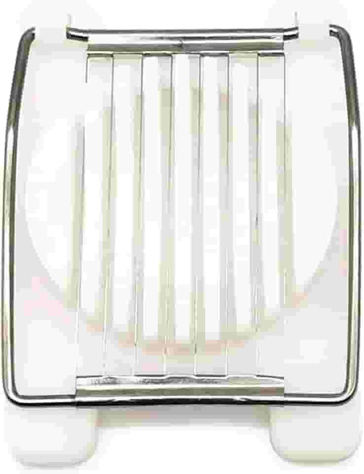 Kit 2 Cortador Fatiador de Ovos Cozidos com Fios de Aço Inoxidável Resistente