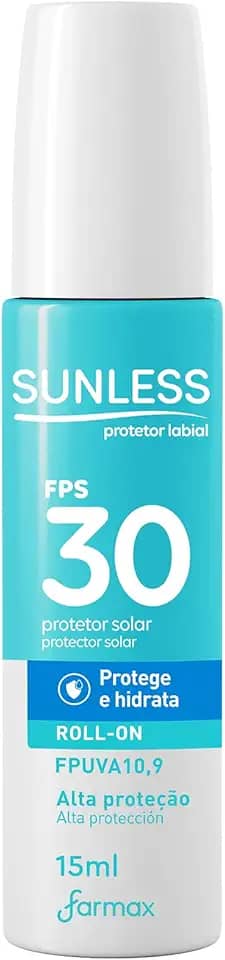 Sunless Protetor Solar Labial Fps30 Branco 15 Ml