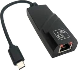 Adaptador de Rede USB 3.0 Tipo-C para RJ45 Gigabit - Velocidade de 10/100/1000 Mbps, Compatível com Windows e Mac