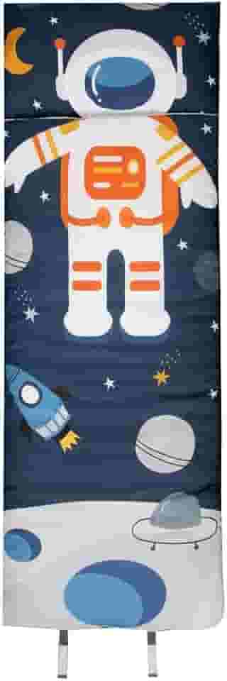 Saco de Dormir Infantil Mini Cama Médio Com Zíper Astronauta