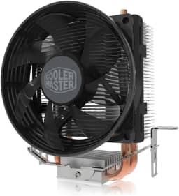 Cooler Master Hyper T20 Compact CPU Air Cooler, Ventilador de 95mm, Heat Pipes Duplos de Cobre, Contato Direto para AMD Ryzen AM4, Intel LGA1200/1151 (RR-T20-20FK-R1), Prata